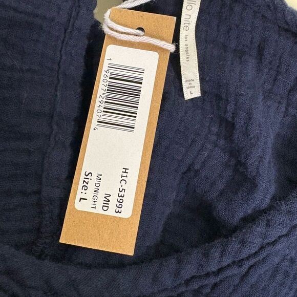 NWT 100% Cotton Gauze Belted Maxi size Large - Picture 5 of 5